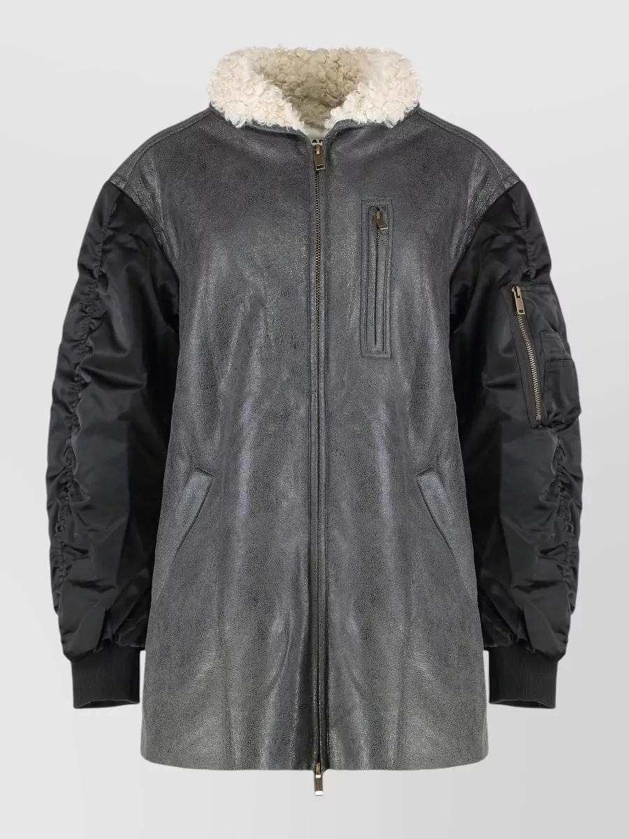 Isabel Marant Etoile Oversized contrast panel jacket