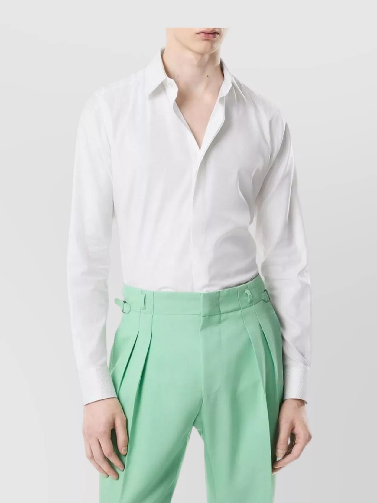 Tom Ford Long Sleeve Cotton Silk Shirt