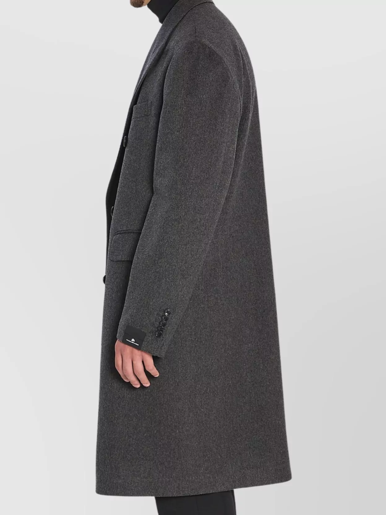 Tagliatore Double-Breasted Coat Peak Lapels