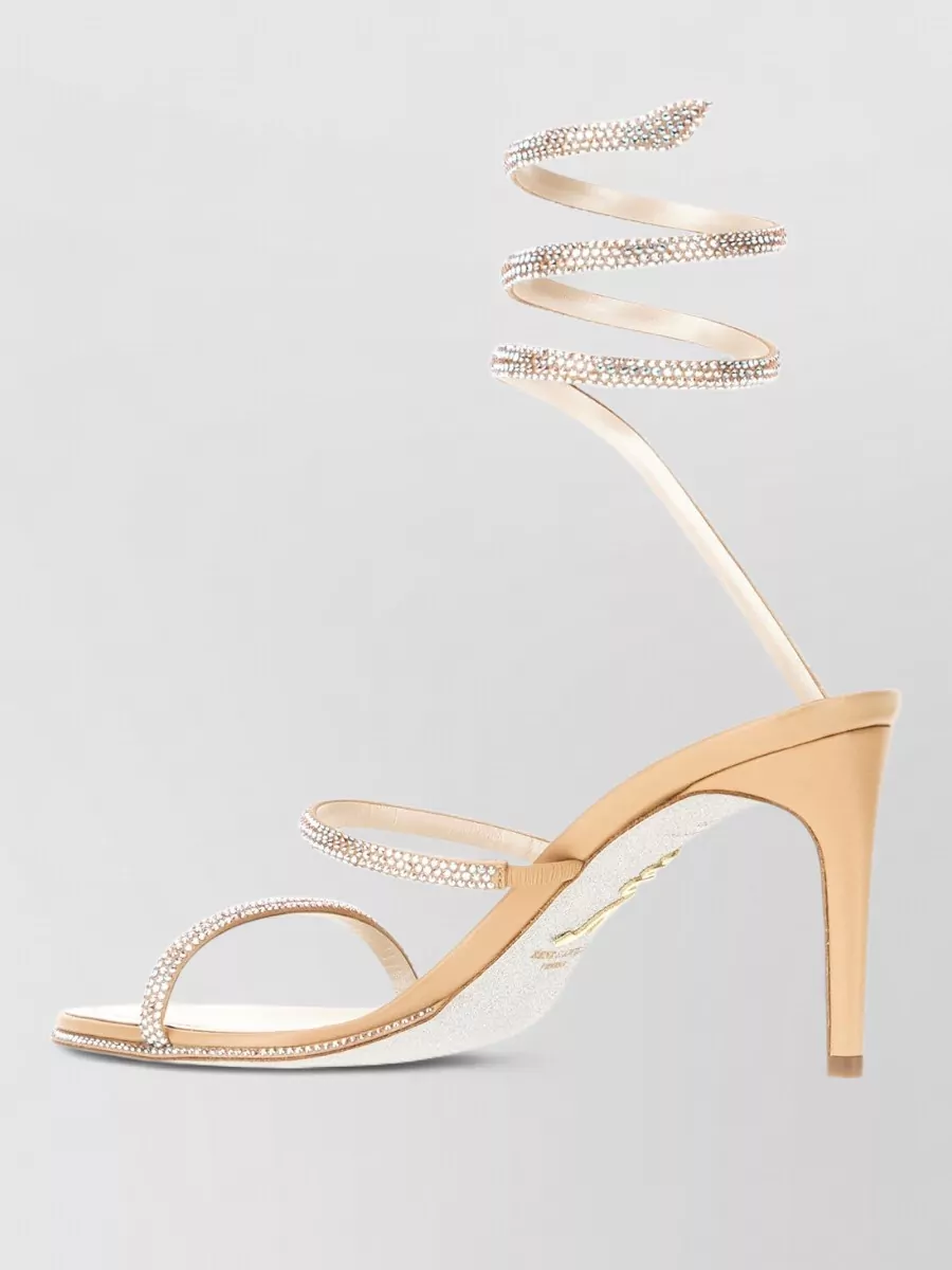 Rene Caovilla Satin Sandals