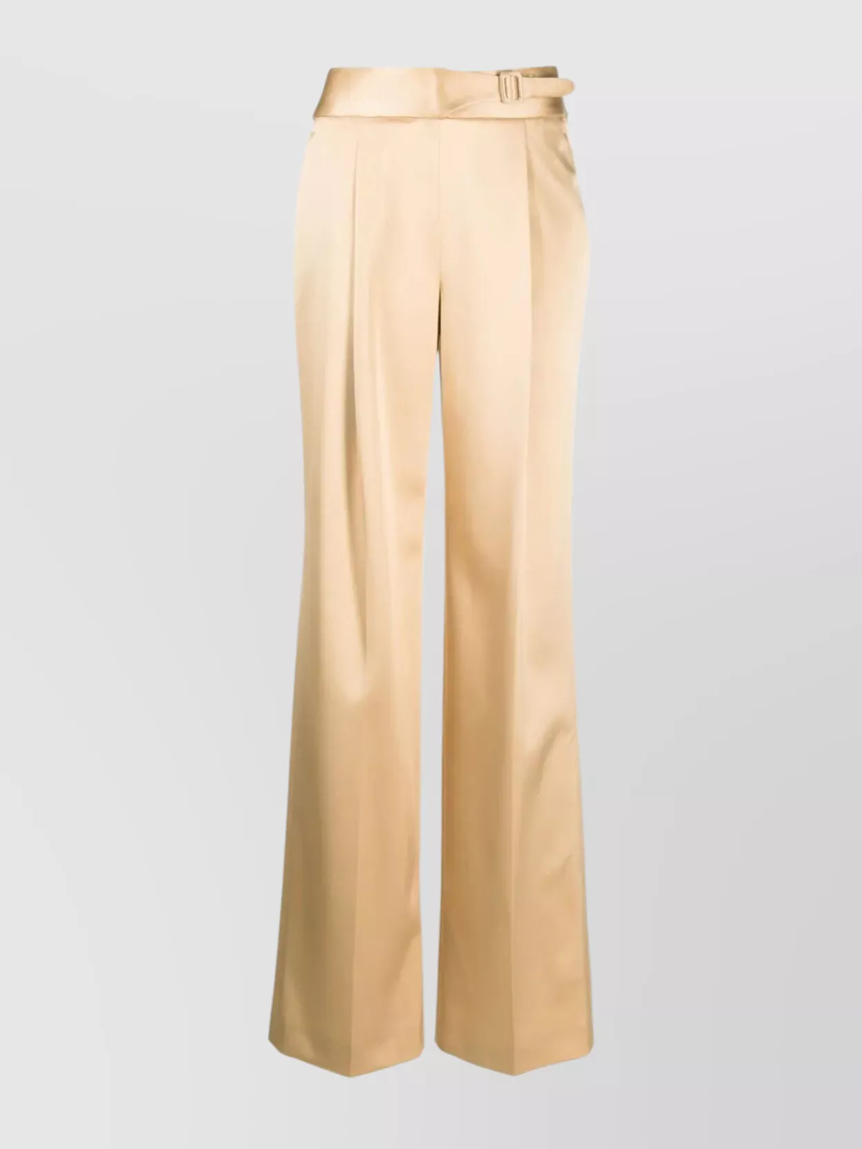 Ermanno Scervino High-waisted Wide Leg Trousers In Yellow