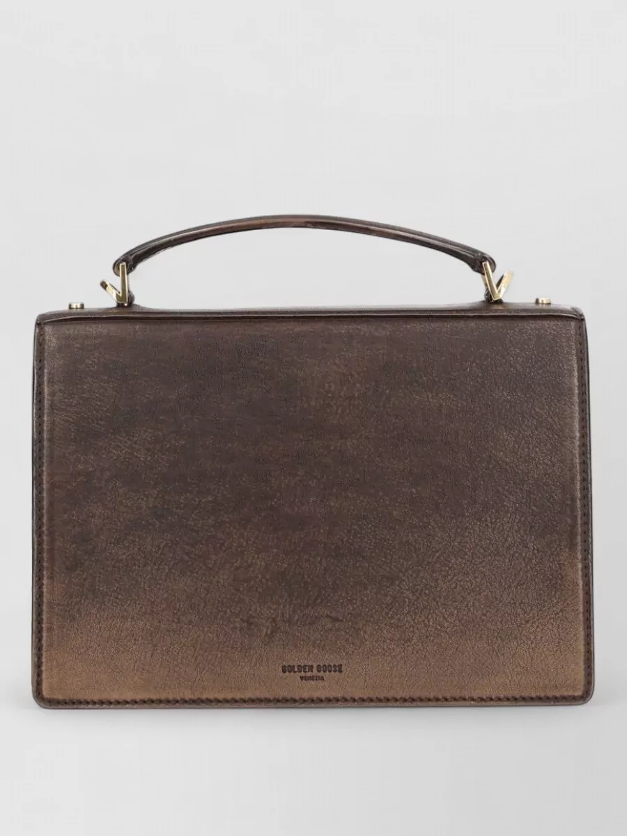 Golden Goose Crossbody Bag Adjustable Strap Top Handle
