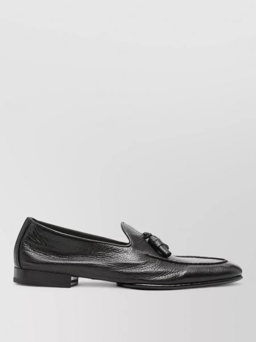Doucal's Leather Tassel Loafers