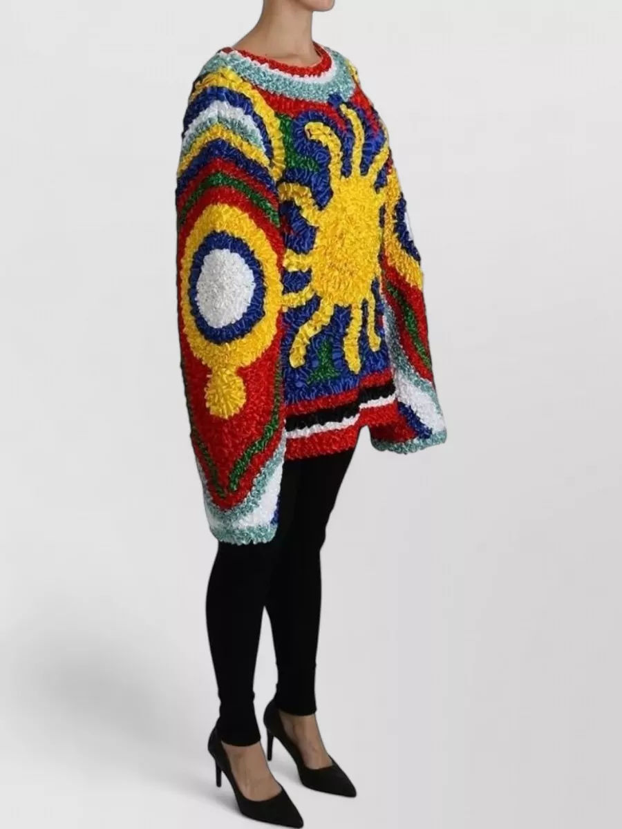 Dolce&Gabbana Ruffled Oversized Sweatshirt