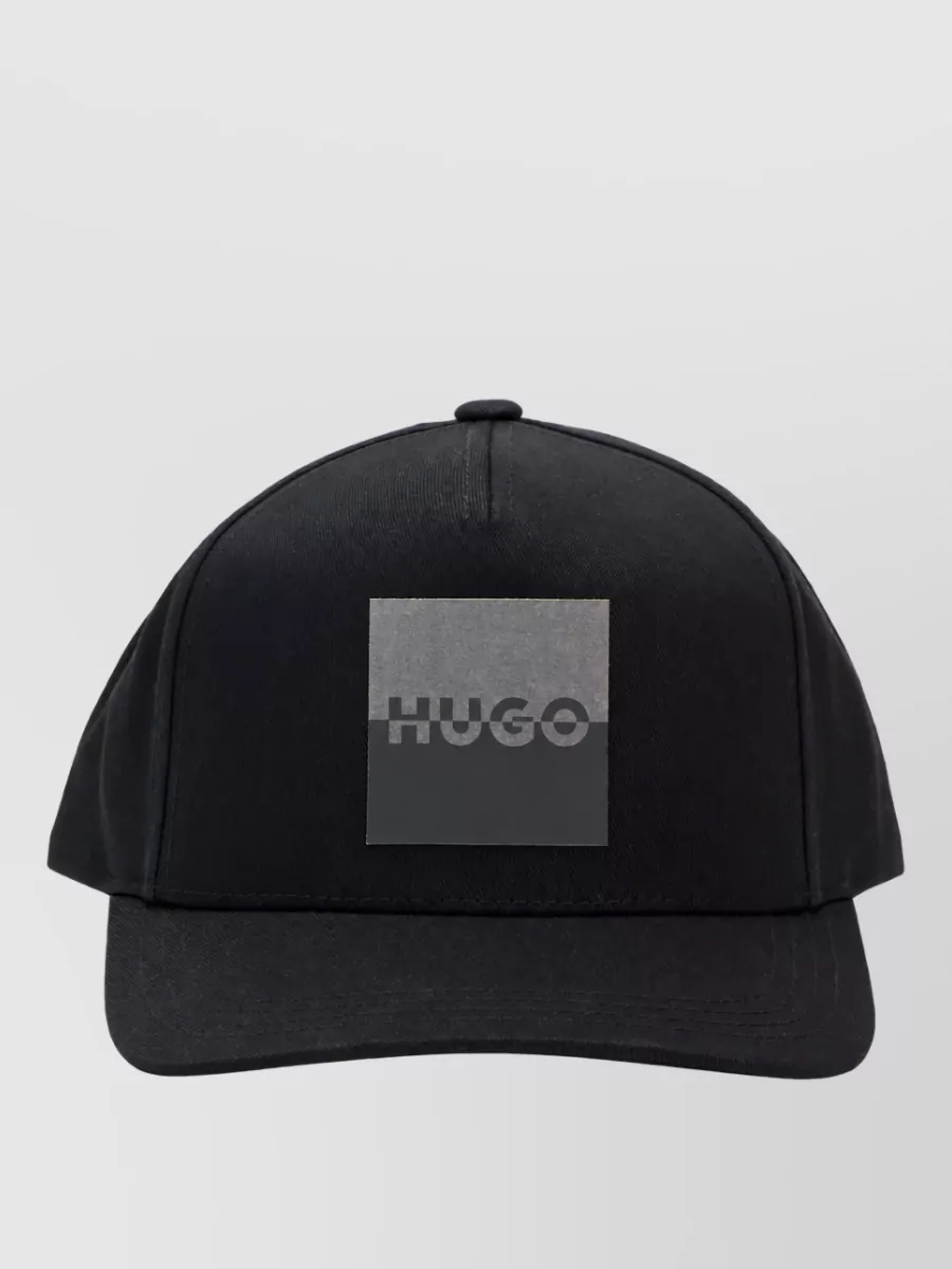 Boss cotton wide-brim hat