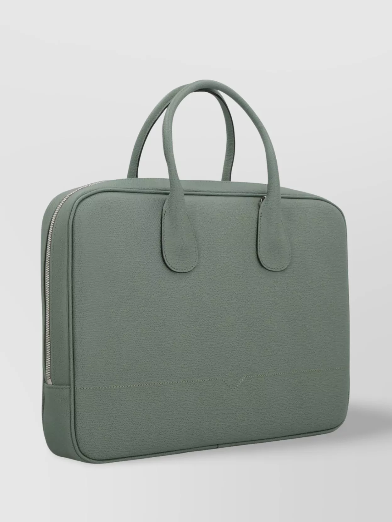 Valextra My Logo Leather Briefcase