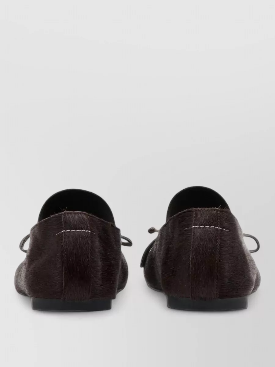 Mm6 Maison Margiela Pony Hair Ballet Flats
