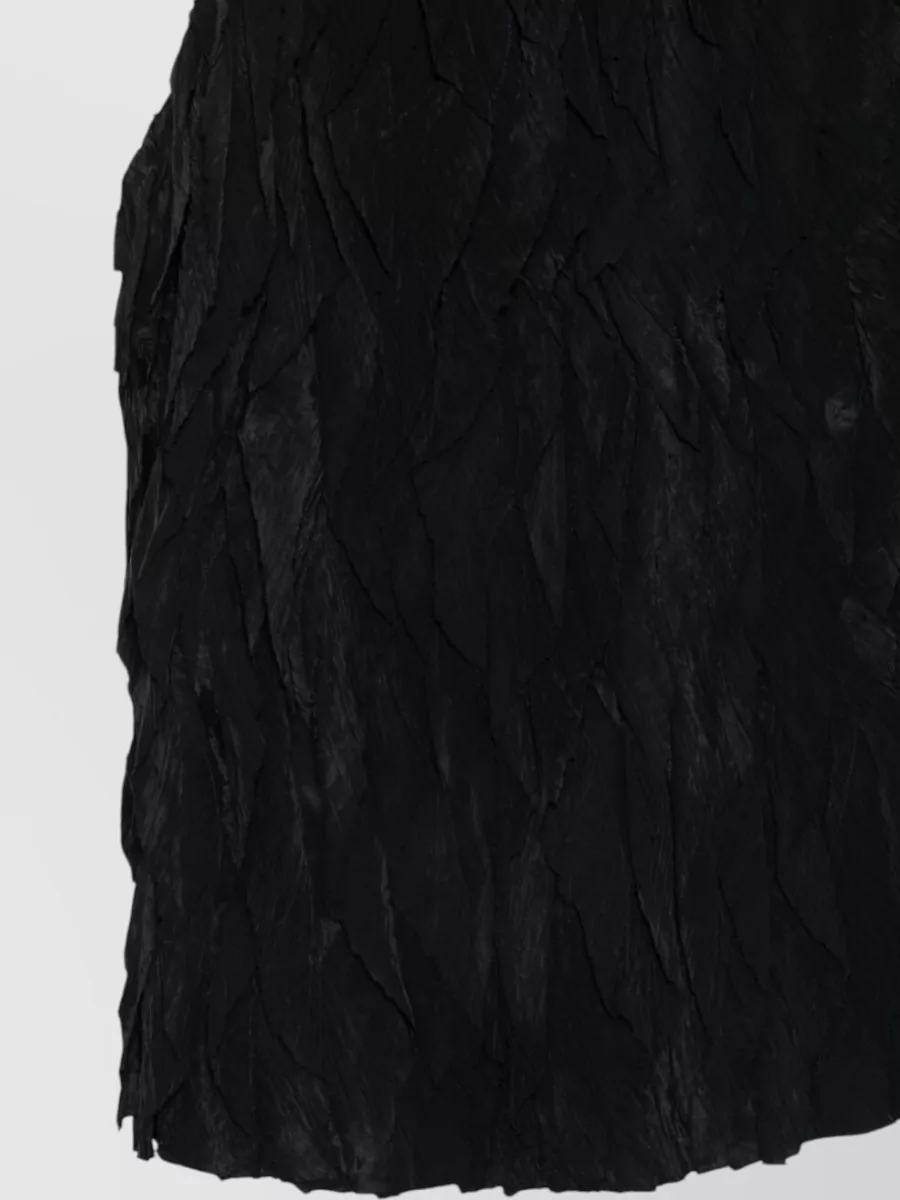 Alysi Feather-Effect Sleeveless Top