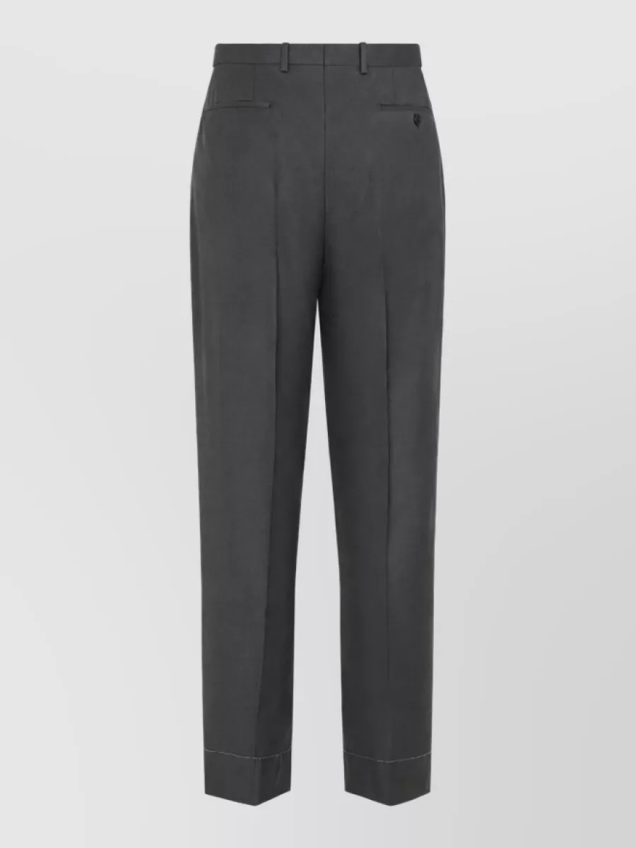 Brioni Wool Tapered Trousers