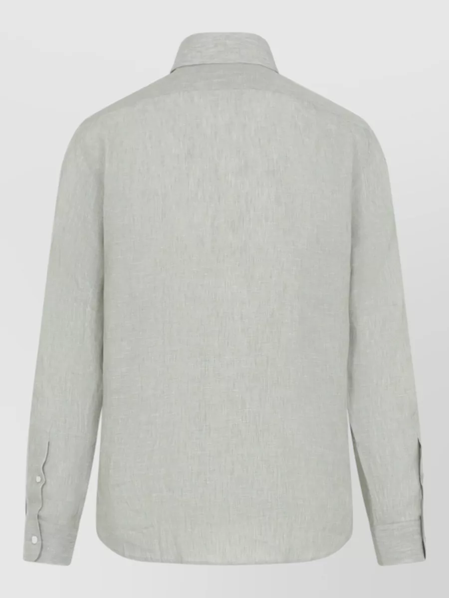 Ralph Lauren Purple Label Linen Long-Sleeve Shirt