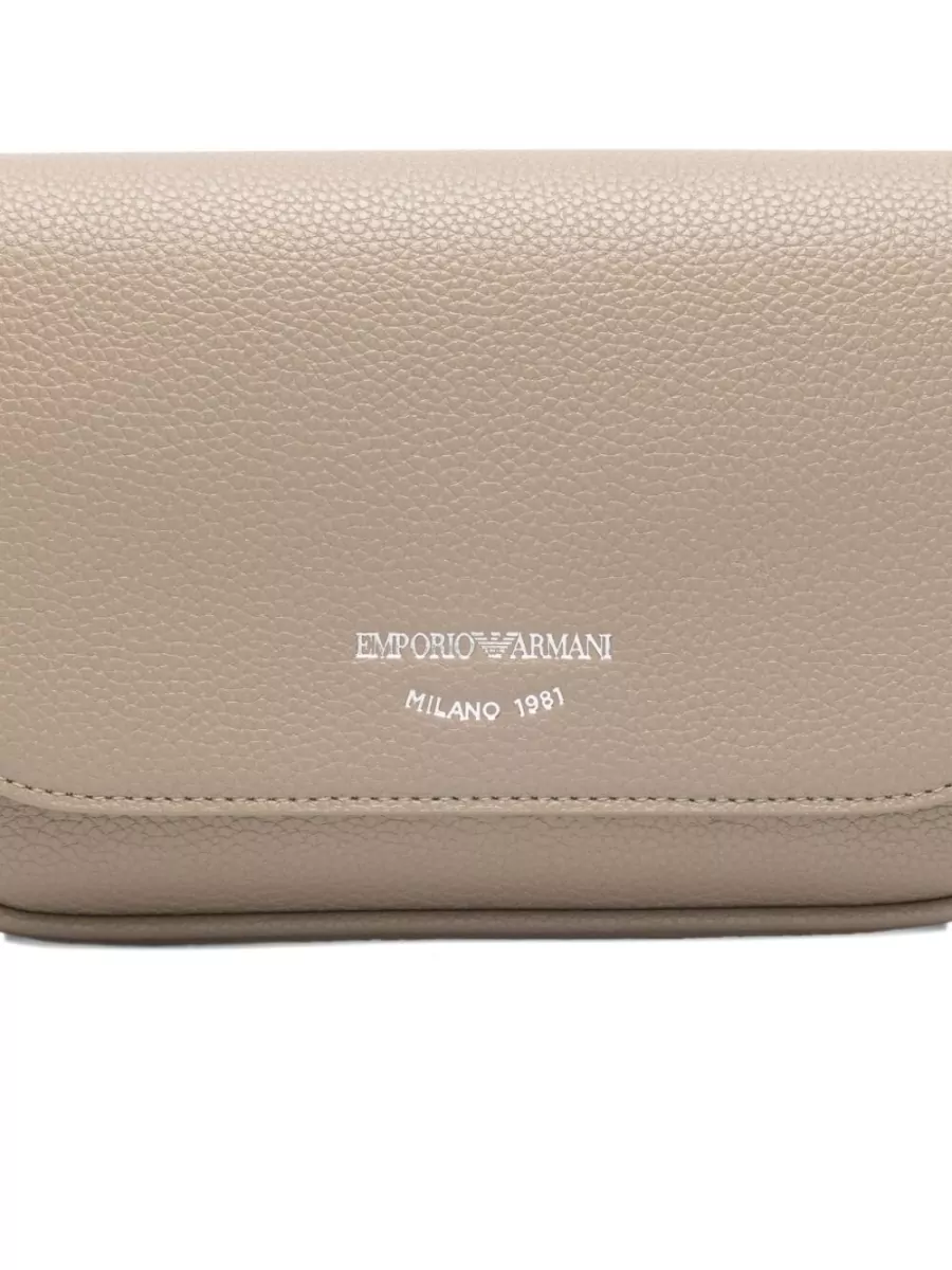Emporio Armani Shoulder Bag Foldover Top Detachable Strap