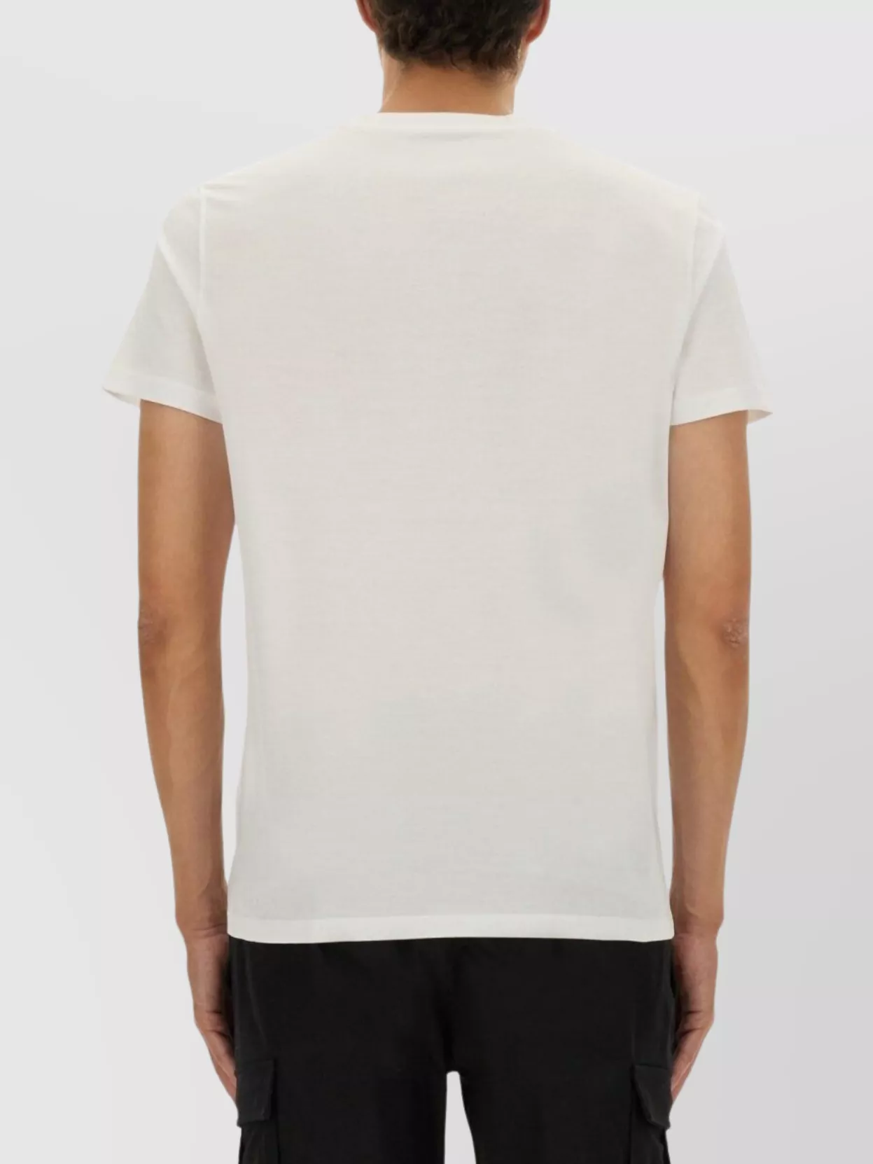 Moncler Logo Embroidered Patch Short Sleeve T-Shirt