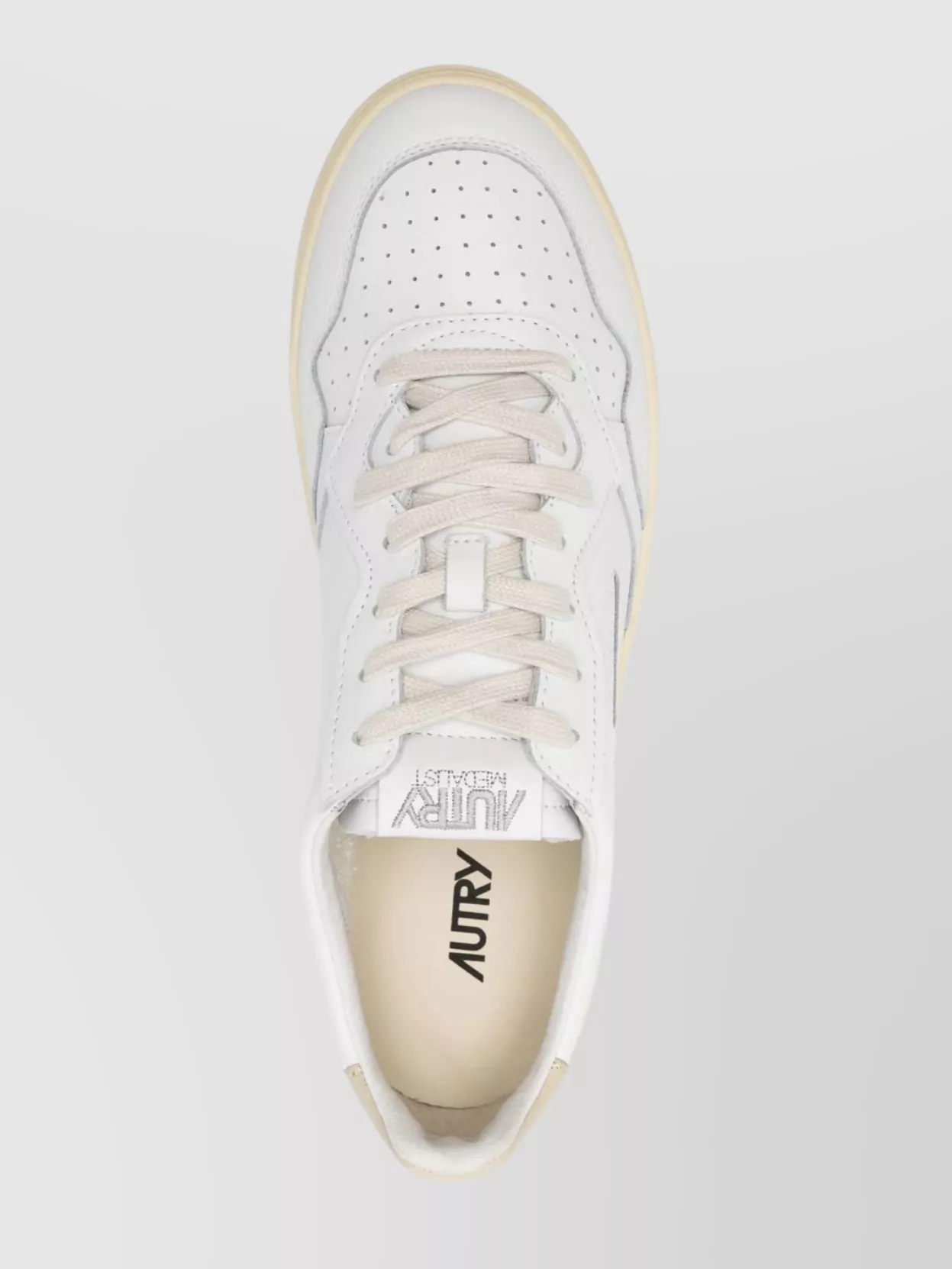 Autry Leather Tab Logo Sneakers