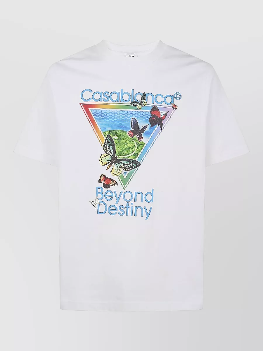 Casablanca Tennis Club Icon Destiny Graphic T Shirt