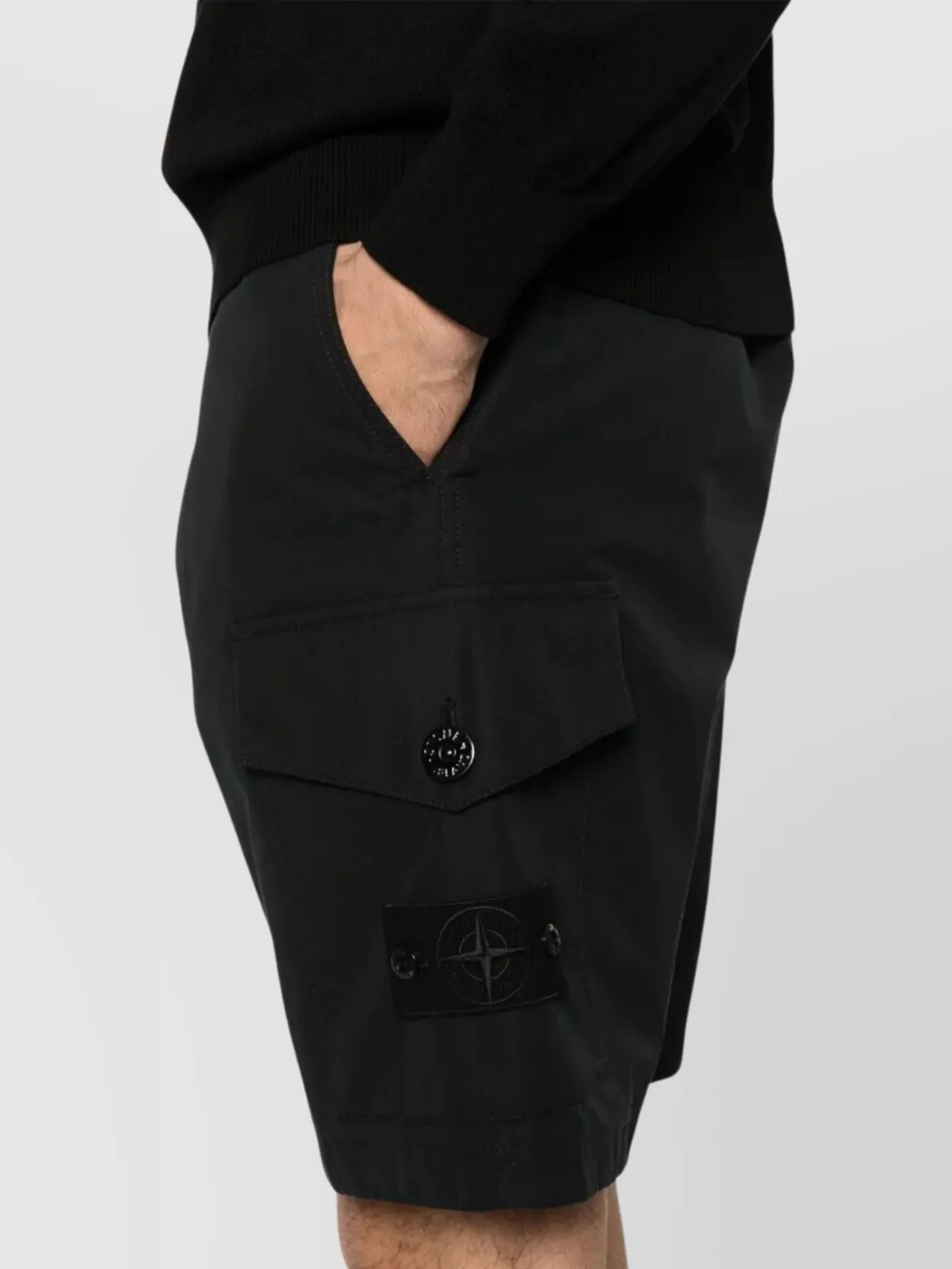 Stone Island Cargo Shorts Phantom Multiple Pockets