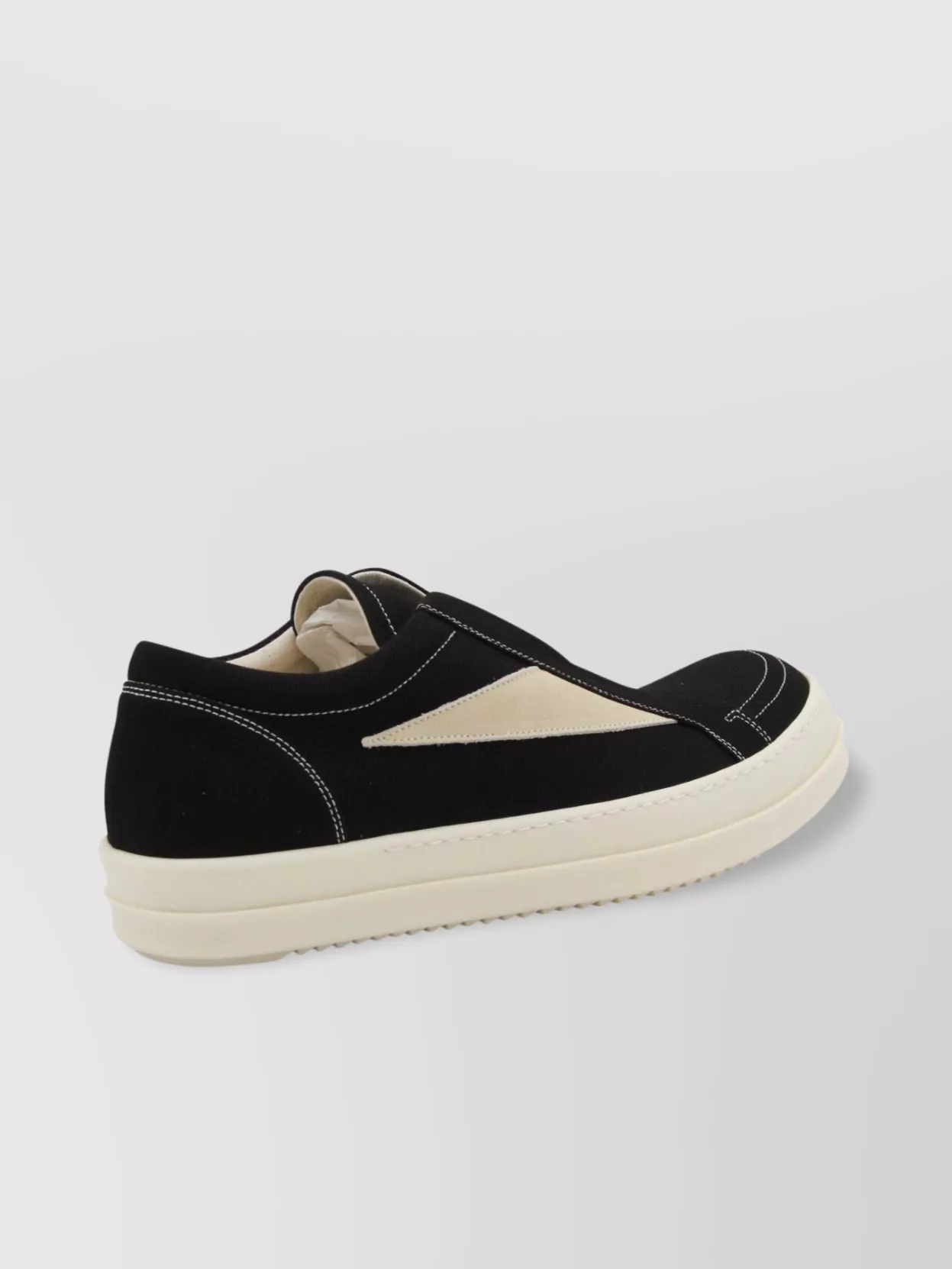Rick Owens Drkshdw Low Top Sneakers Contrast Stitching