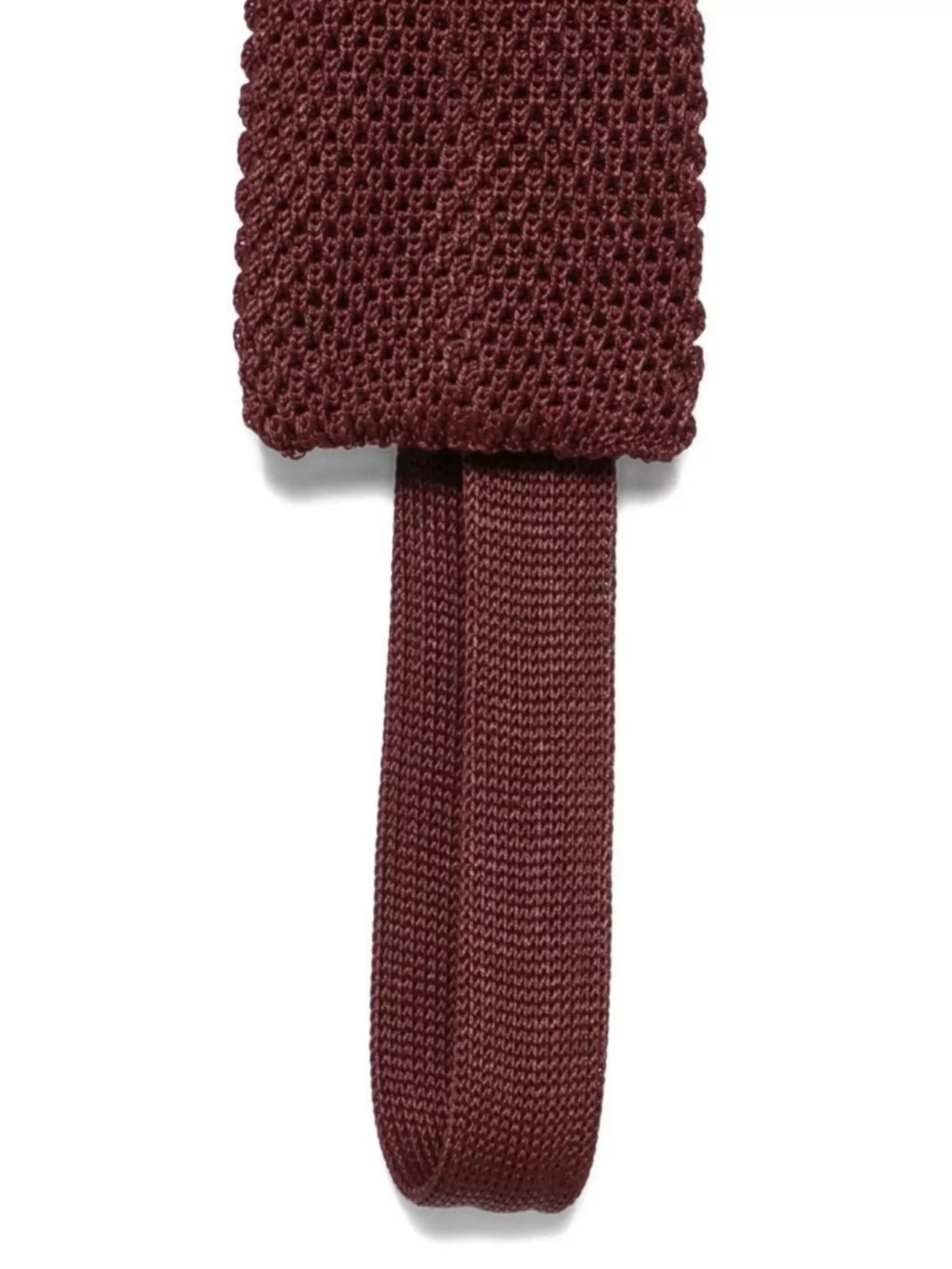 Forte Forte Slim Knitted Ties Finished Edge