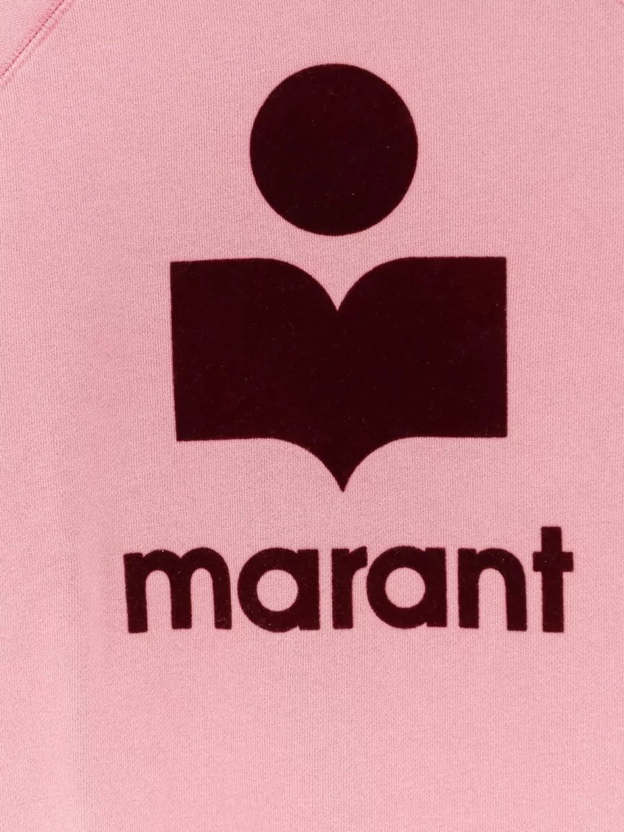 Isabel Marant Etoile Knit Sweatshirt Raglan Sleeves Ribbed Hem Cuffs