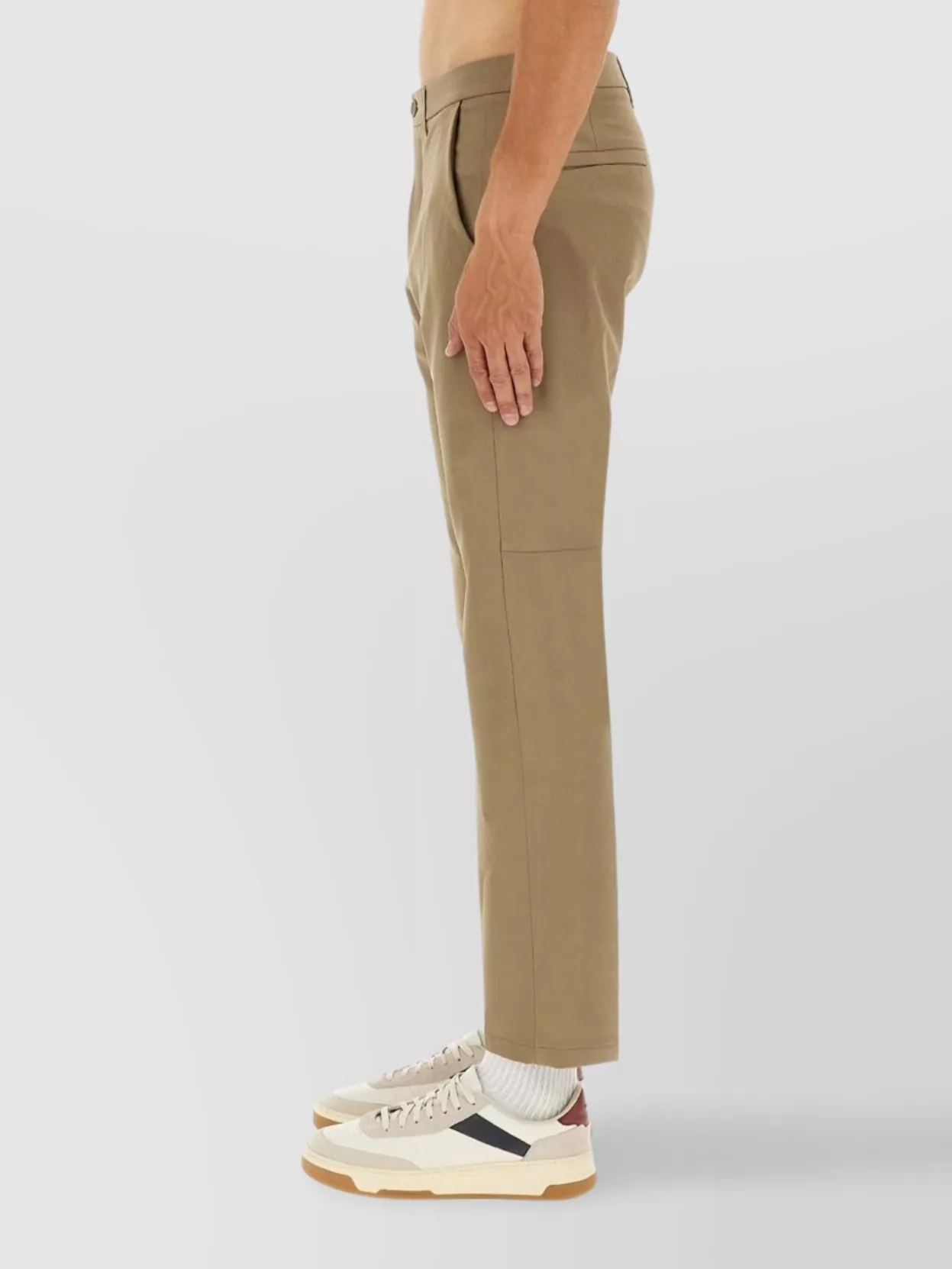 Boss Tailored Trousers With Belt Loops And Pockets