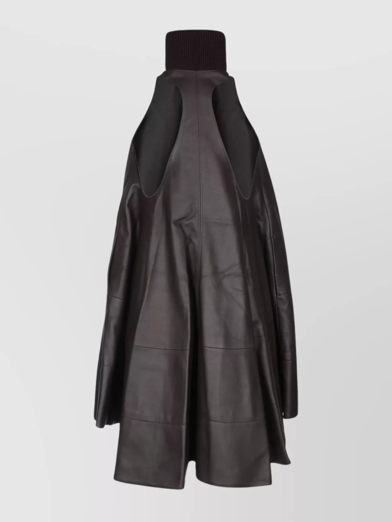 Jacquemus Triangle A-line Dress High Neck In Black