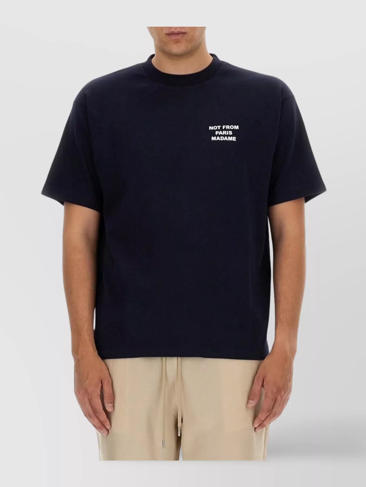Drôle De Monsieur Cotton Crew Neck T-Shirt