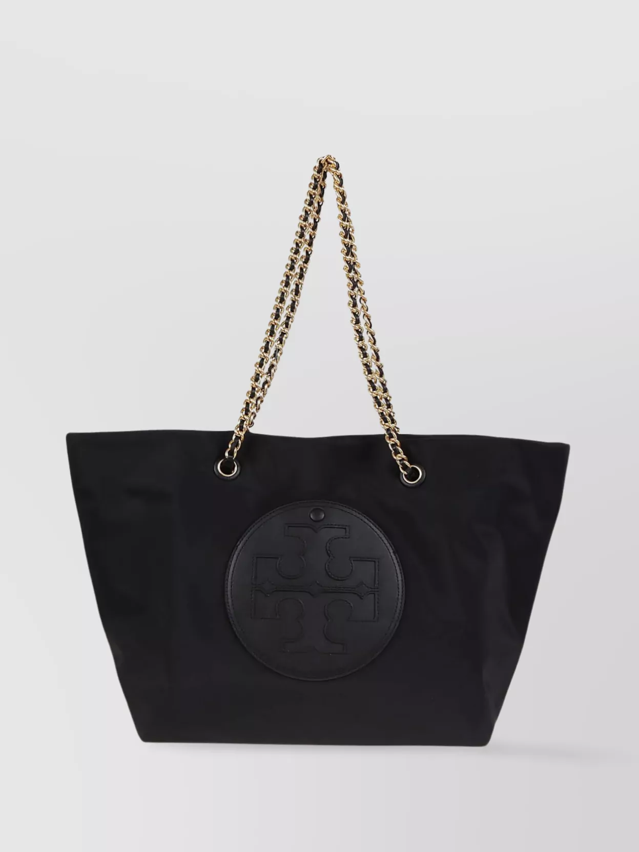 Shop Tory Burch Braided Chain Tote Bag In Black