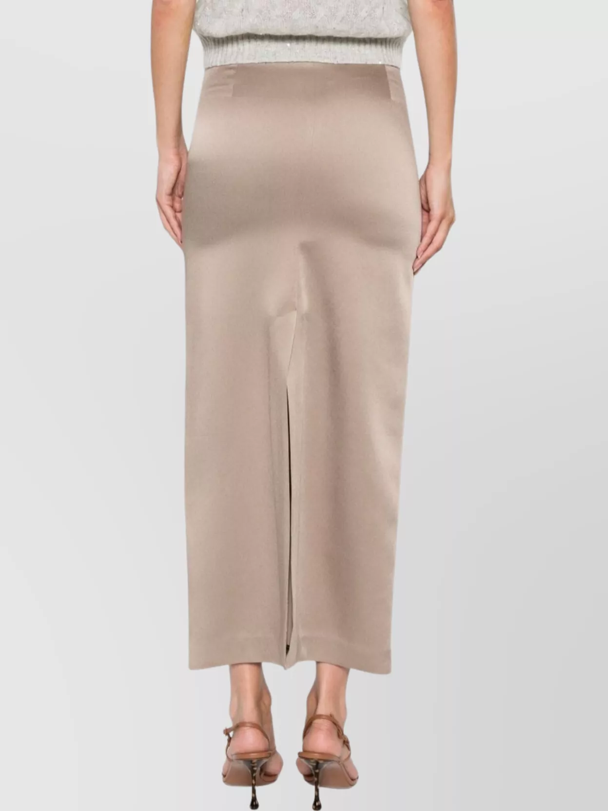 Brunello Cucinelli Long Skirt With Back And Side Slits