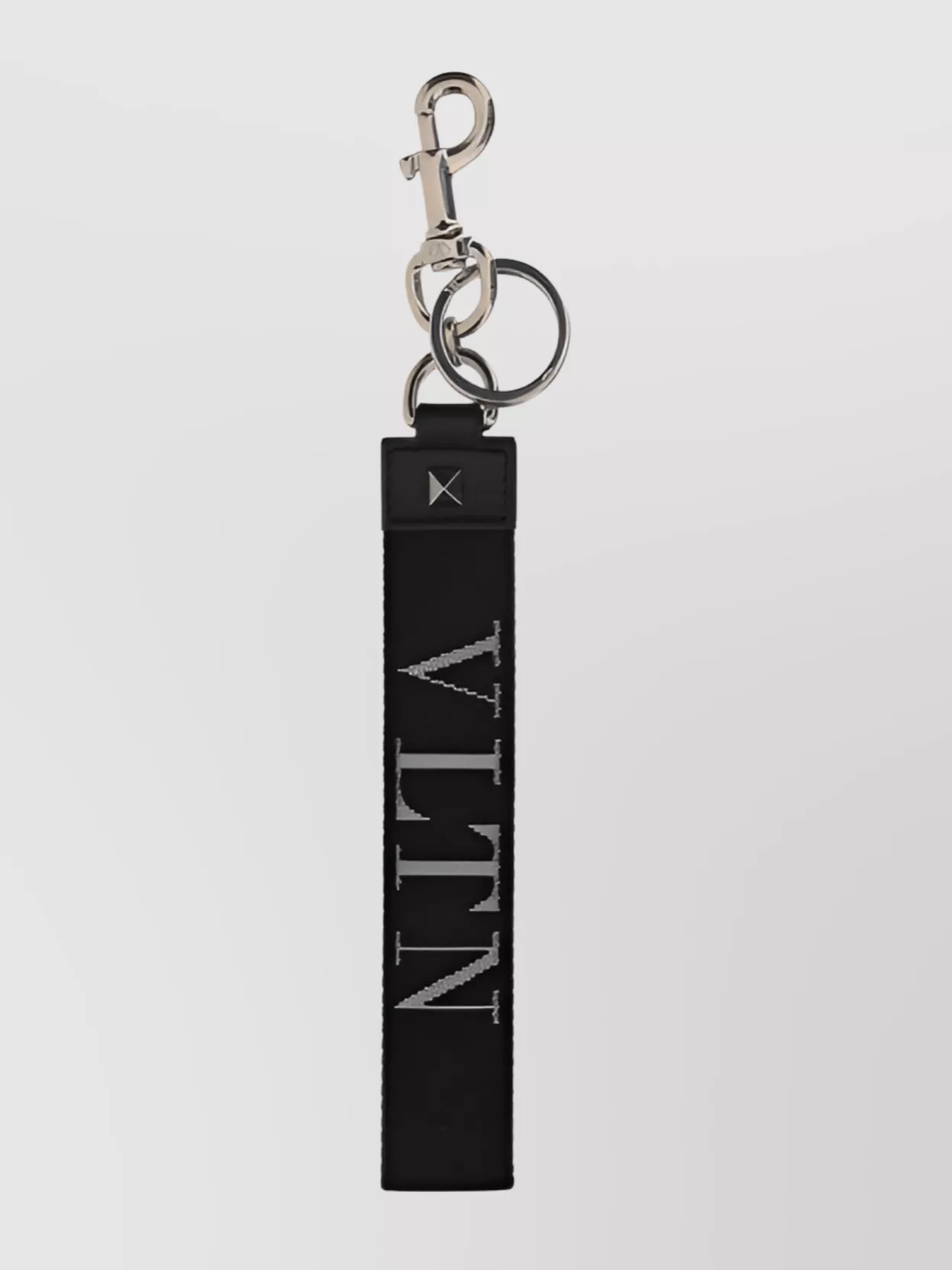 Valentino Garavani Key Ring With Metal Hardware And Contrasting Front