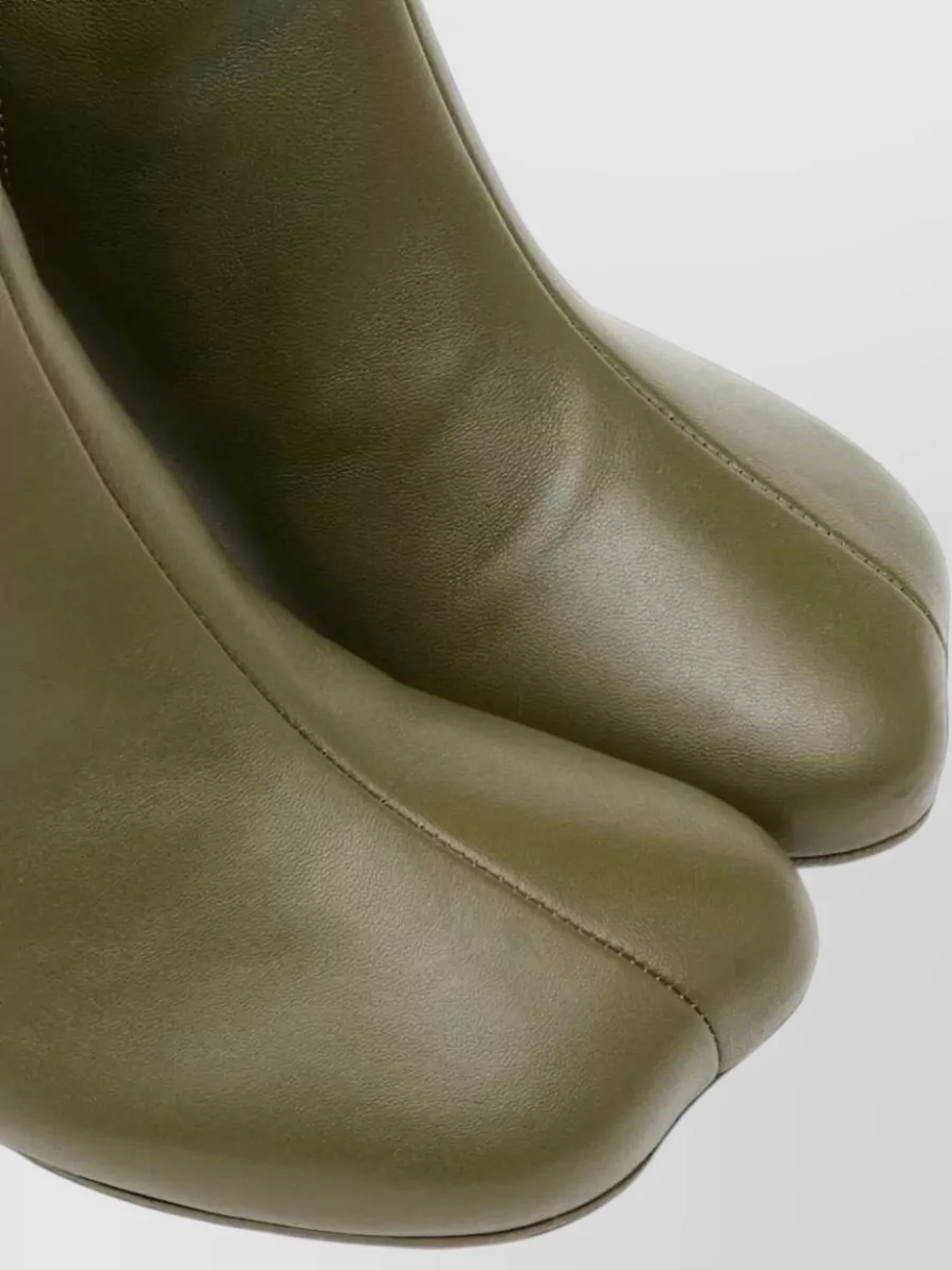 Mm6 Maison Margiela Leather Ankle Boots