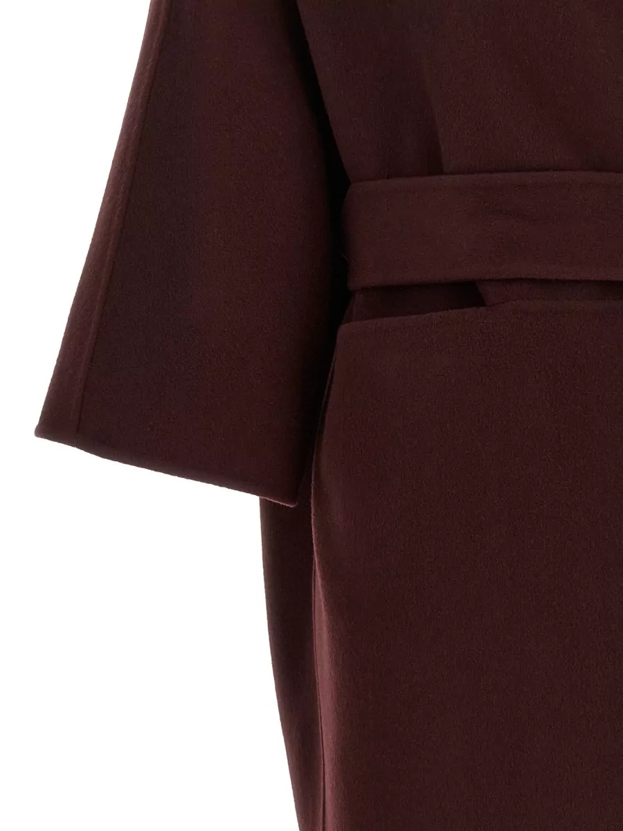 Gianluca Capannolo Belted Funnel Neck Coat