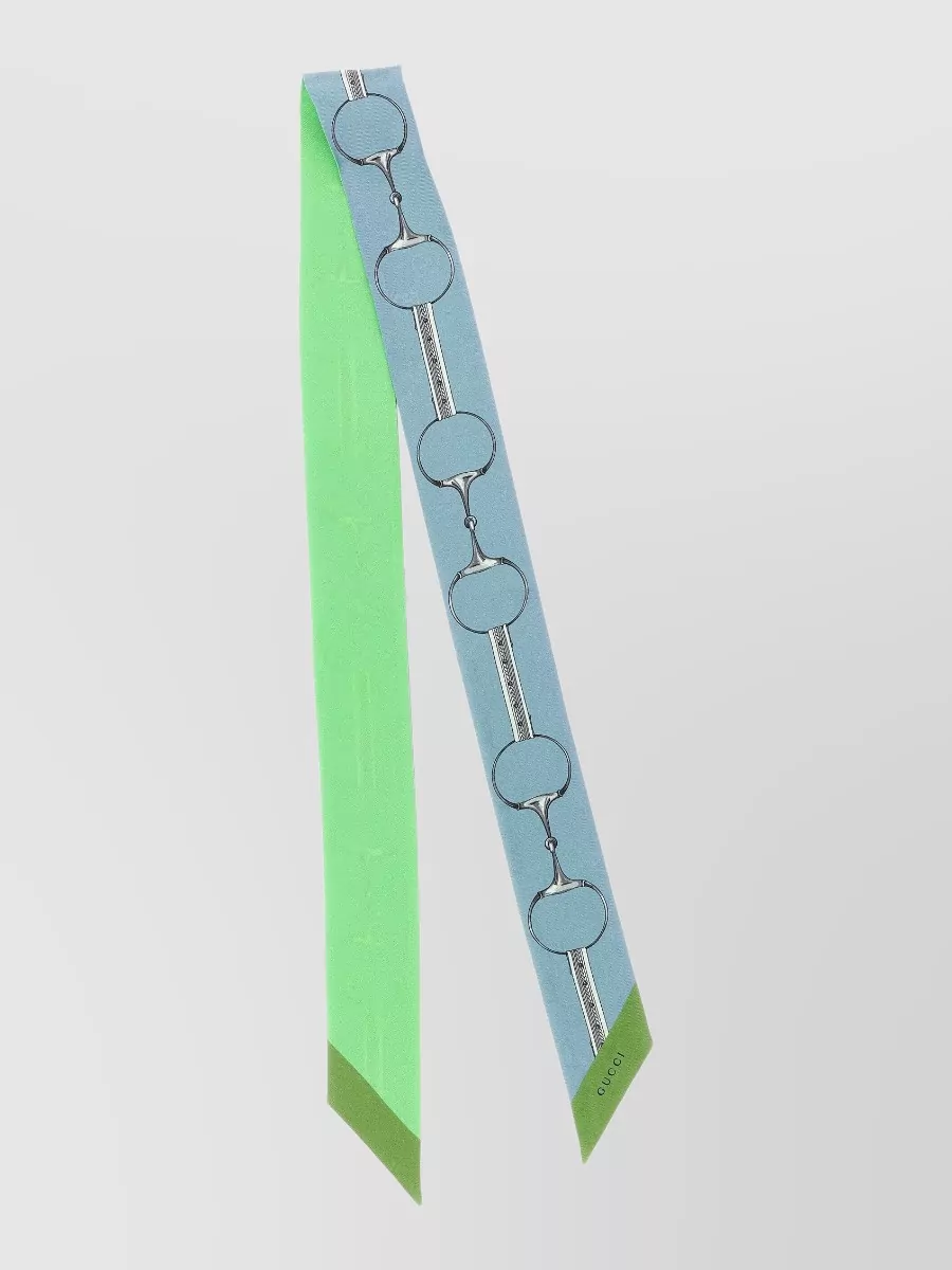 Gucci silk printed ribbon