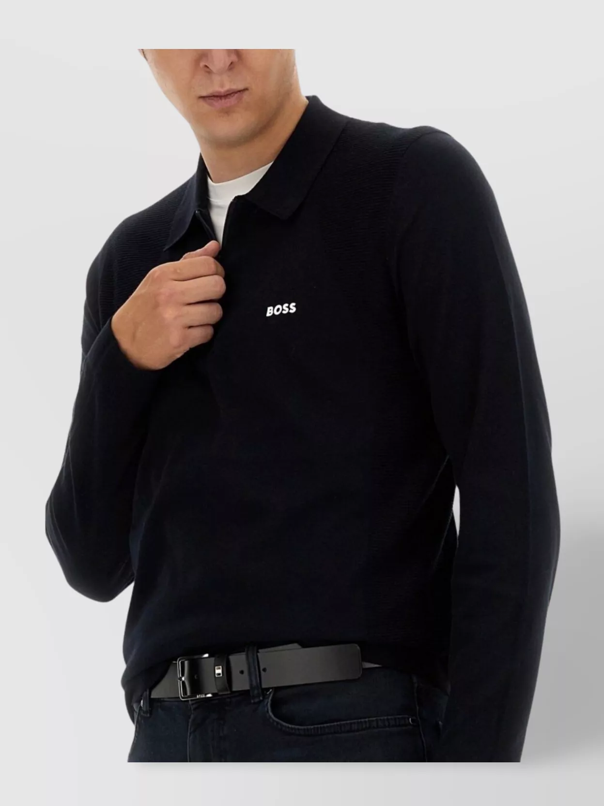 HUGO BOSS LOGO SWEATSHIRT LONG SLEEVES