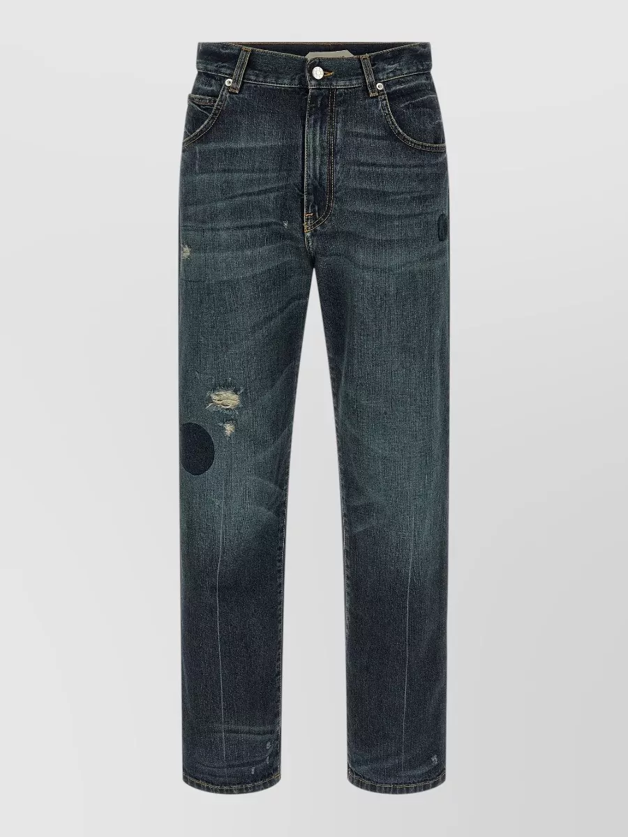 Namacheko printed straight-leg jeans