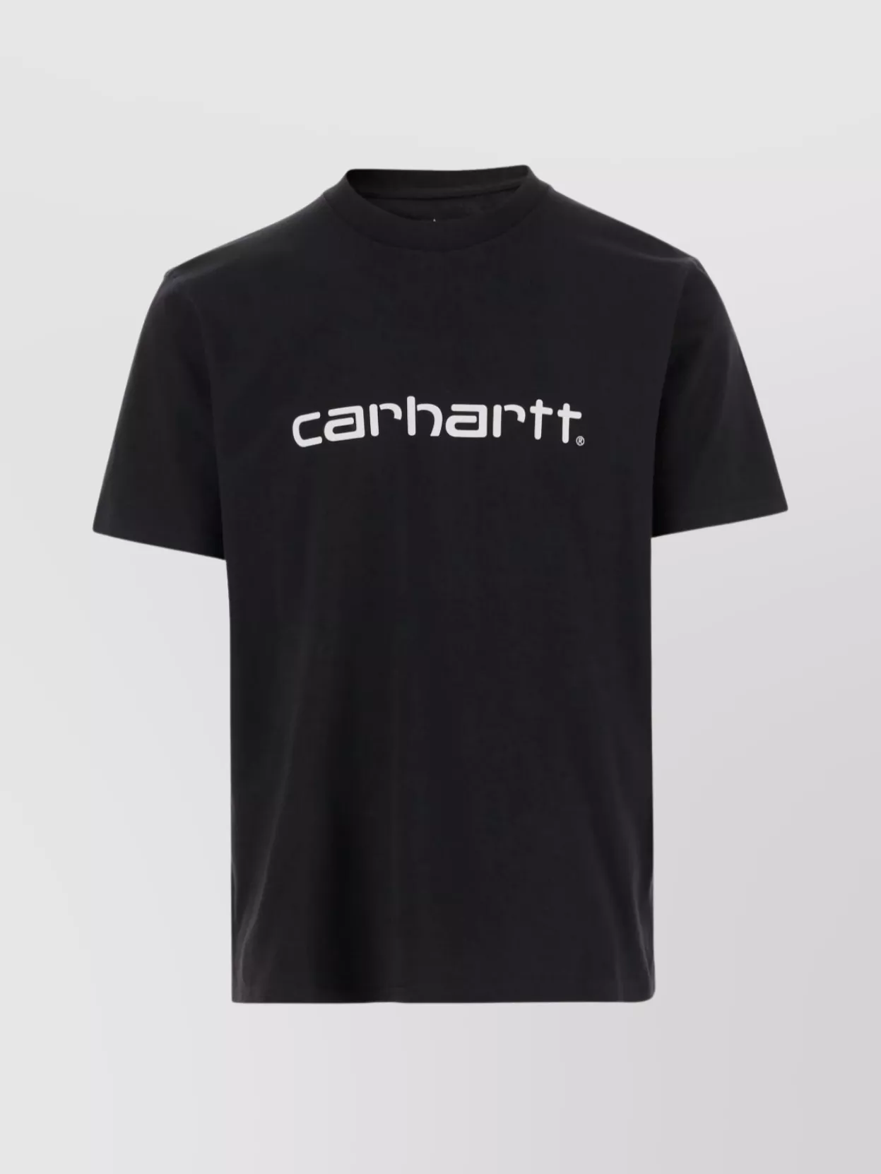 Carhartt Cotton Crew Neck T-shirt In Black