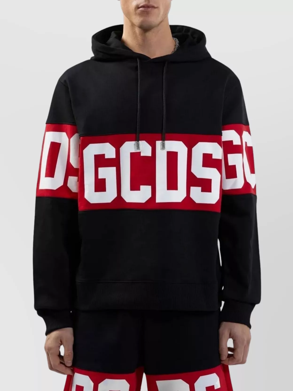 Gcds Band Logo Hoodie Drawstring Hood