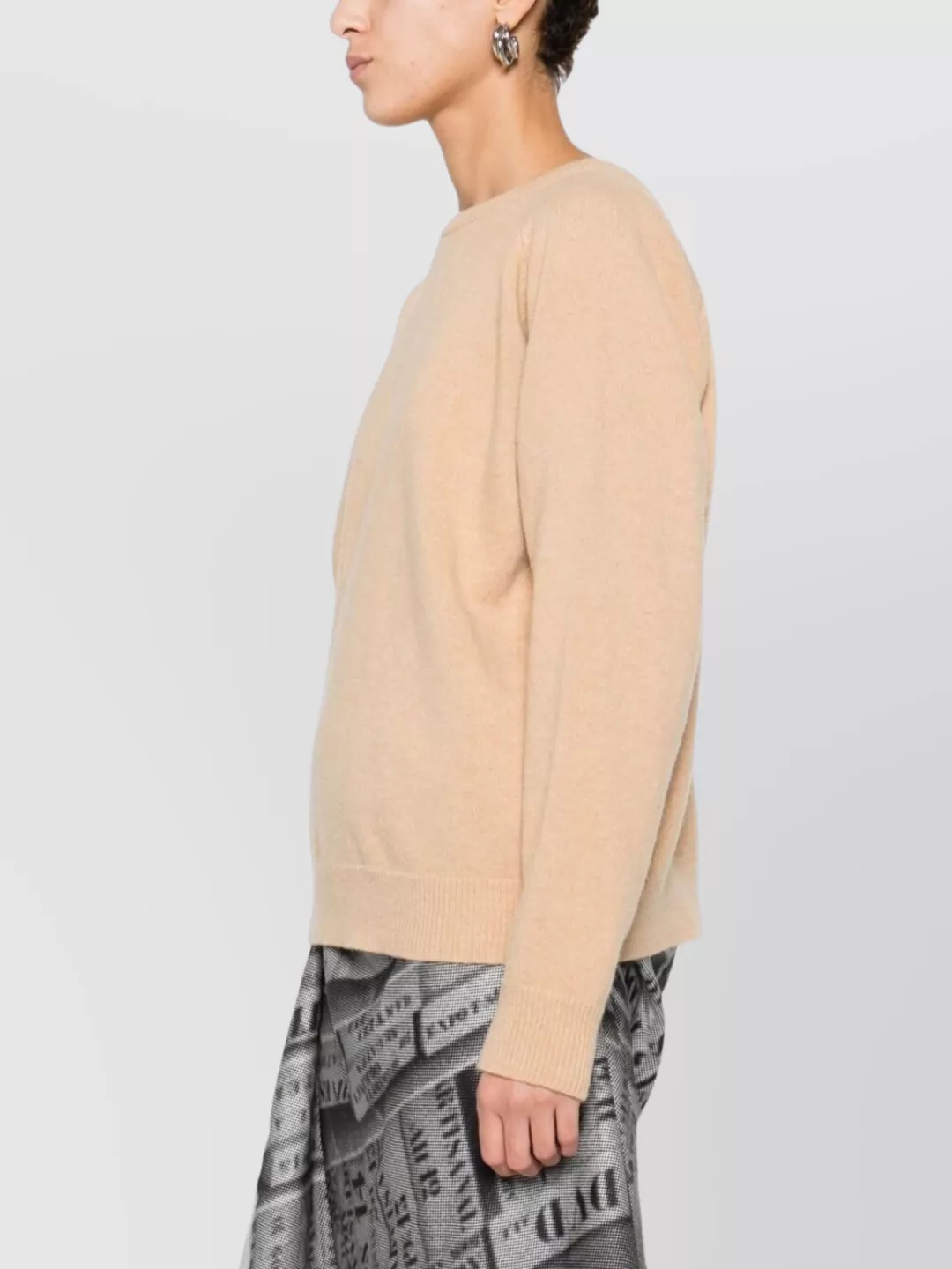 Maison Margiela Soft Knitwear Long Sleeve Crew Sweater