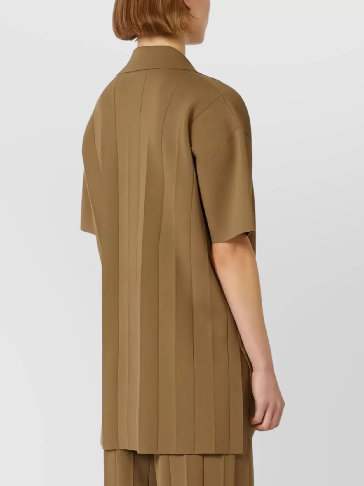 Max Mara Lace Neck Knitted Top