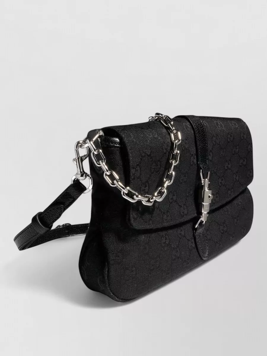 Gucci Na Canvas Shoulder Bag