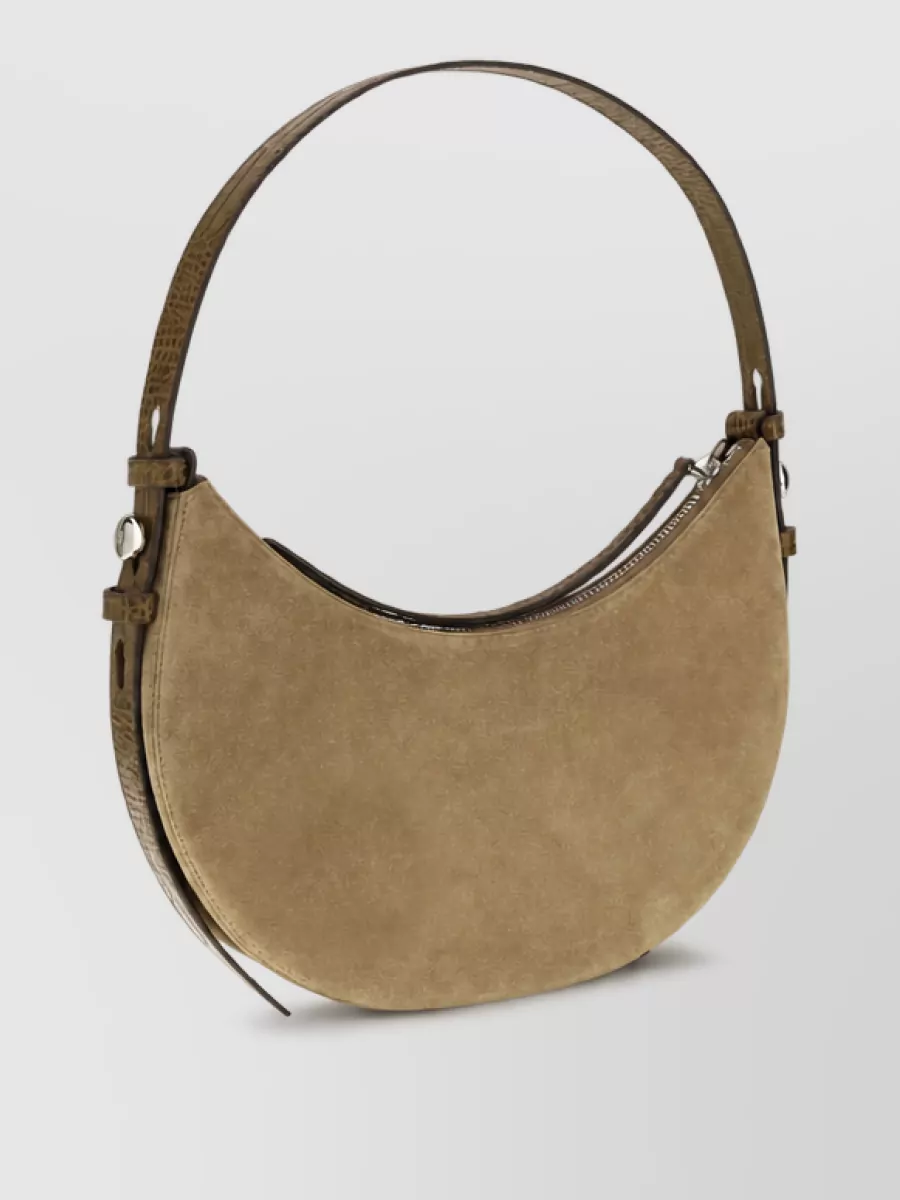 Tory Burch Na Suede Leather Clutch Bag