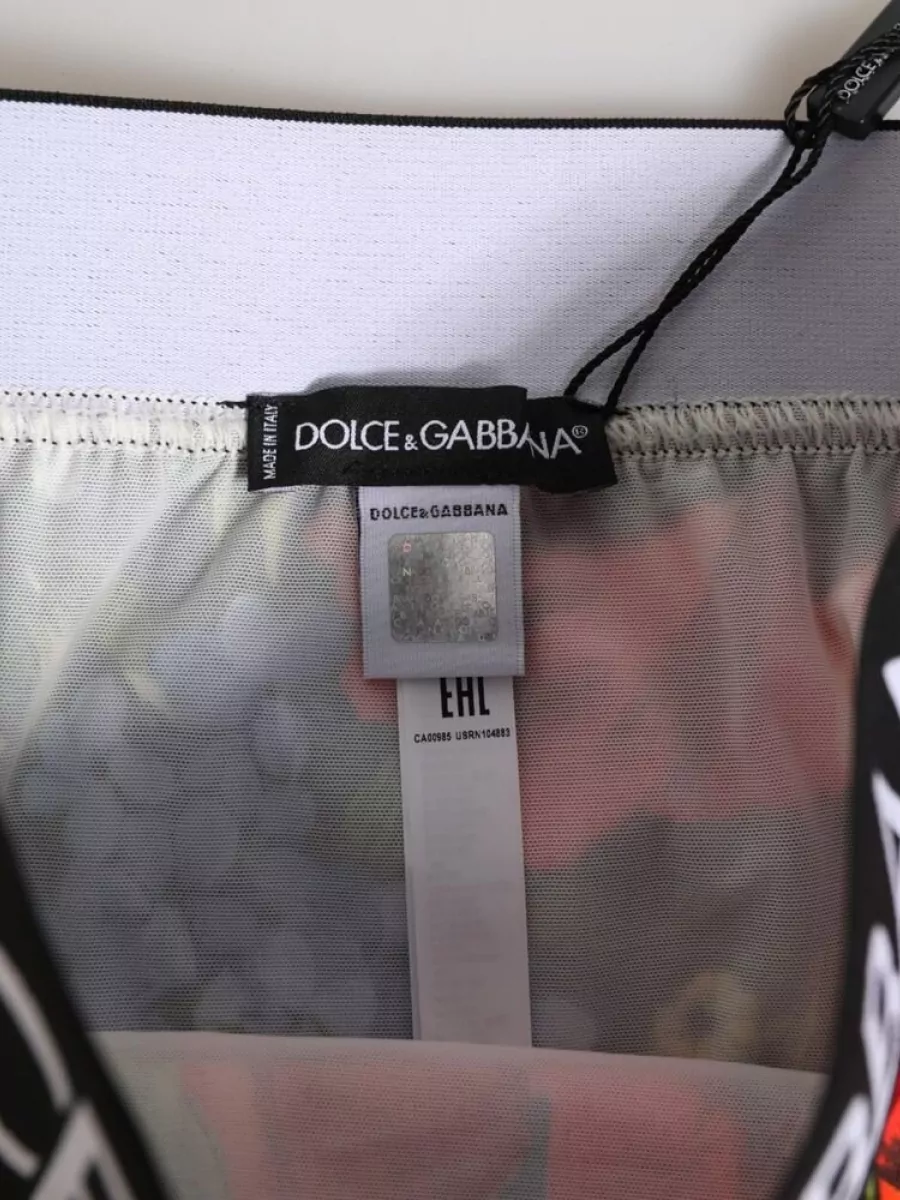 Dolce&Gabbana Floral-Print High-Rise Bikini Briefs