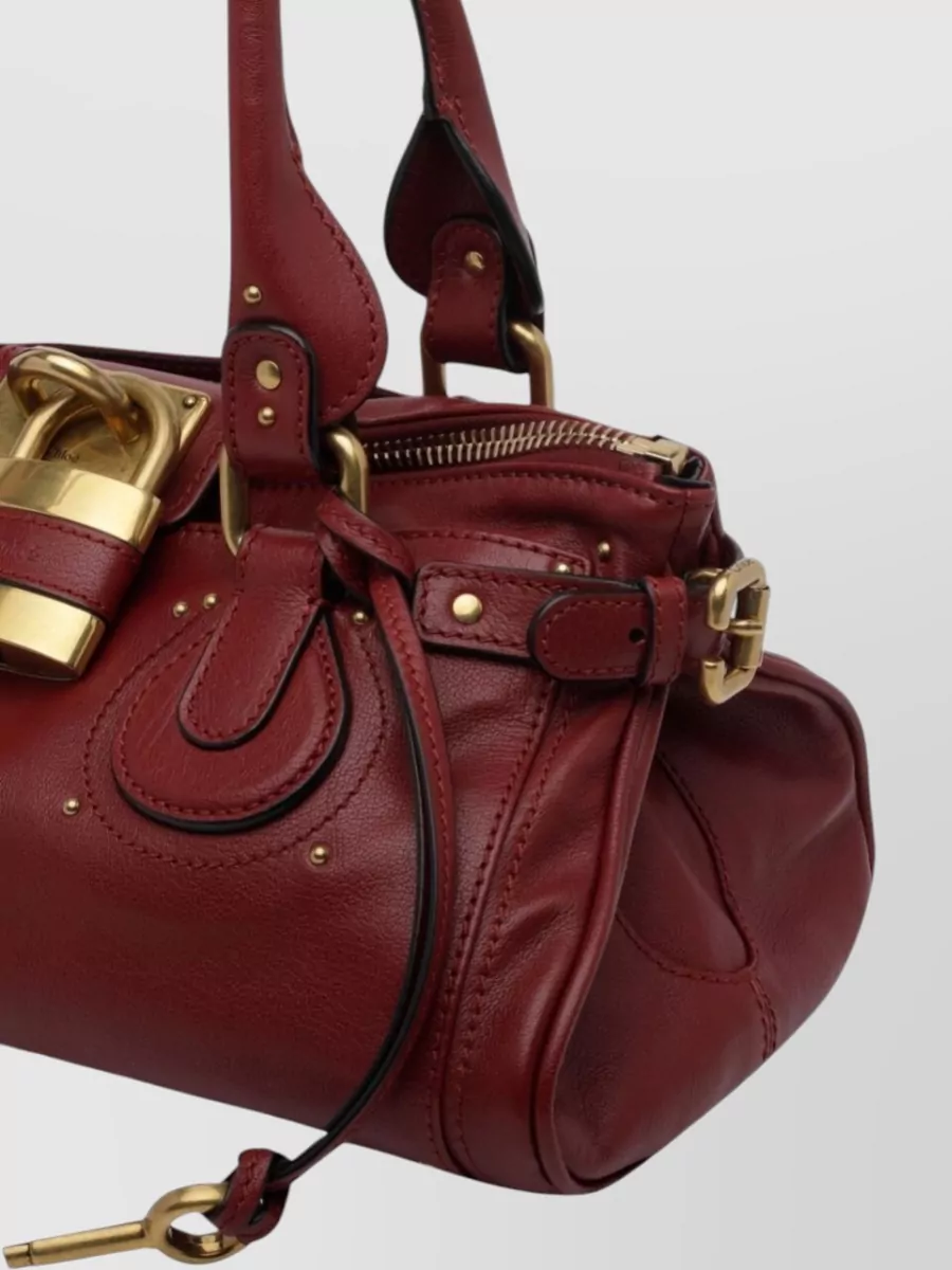 Chloé Paddington Leather Clutch Bag