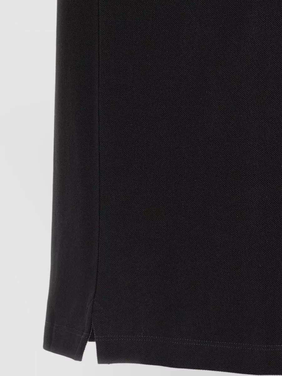 Moncler Polo Shirt Logo Patch Contrast Trim