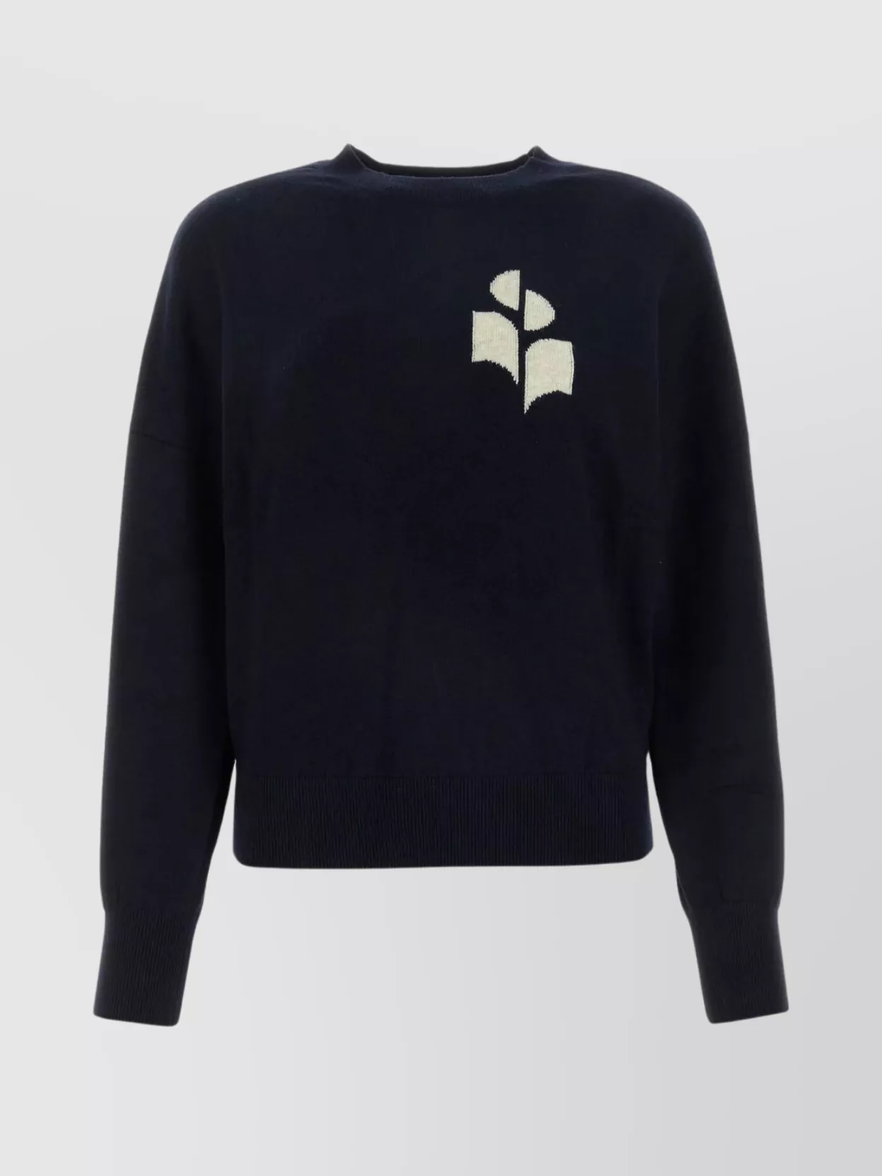 Shop Isabel Marant Étoile Marisans Relaxed Fit Sweater With Drop Shoulders In Blue