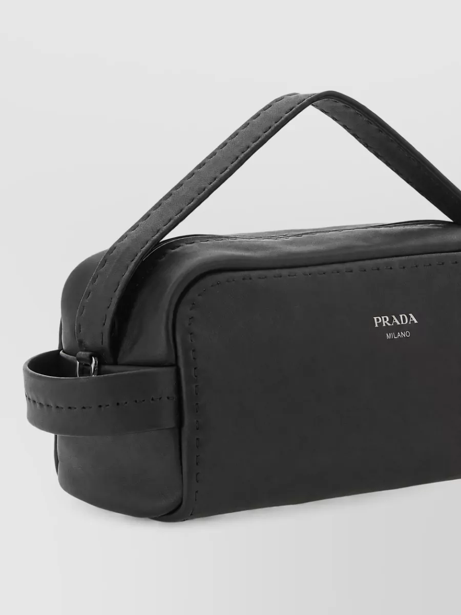 Prada Leather Clutch Bag
