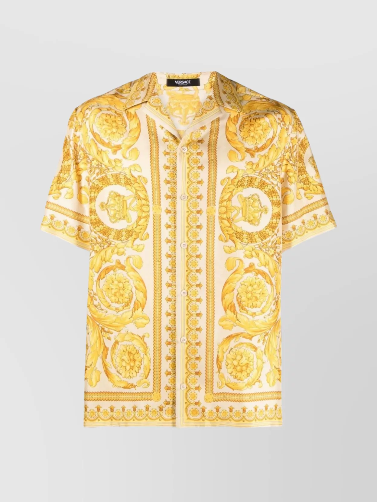 Shop Versace Contemporary Shirt With Side Slits