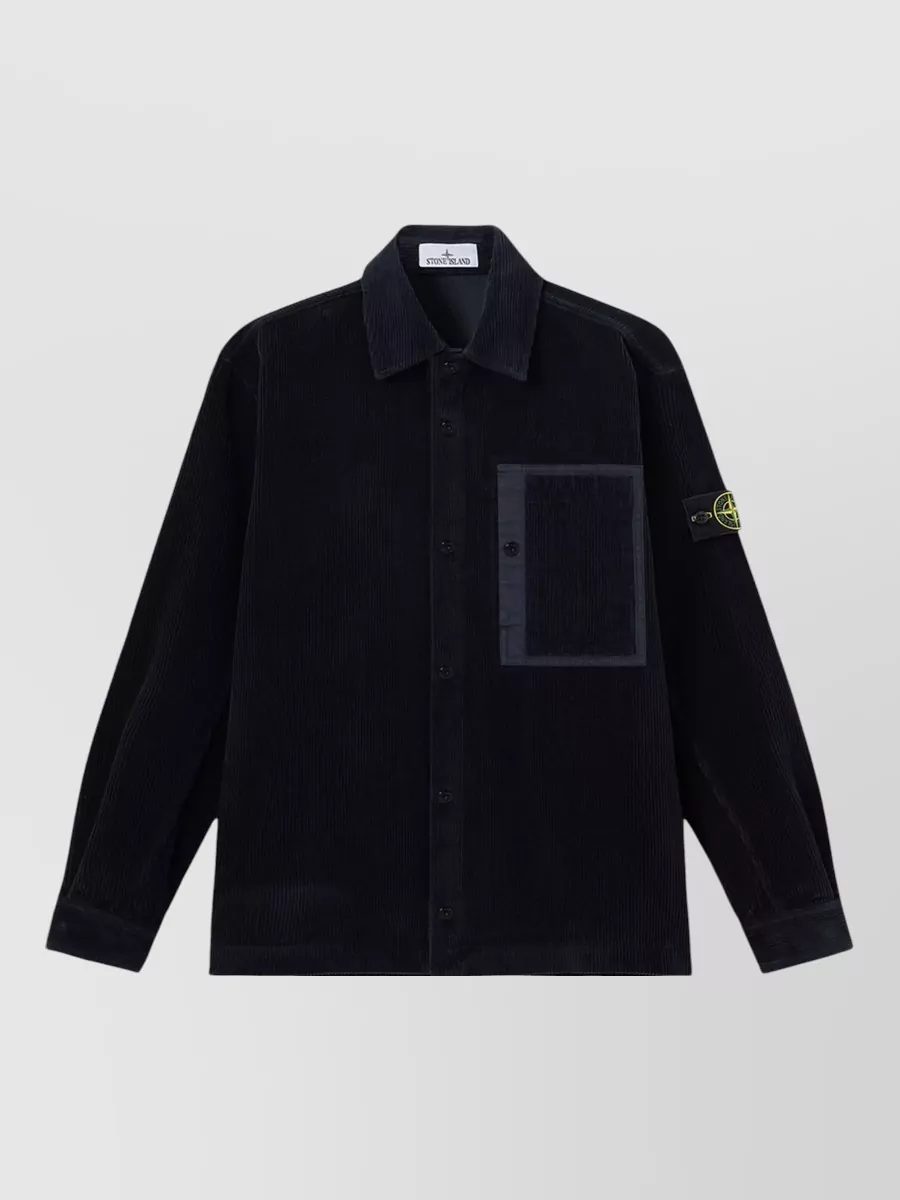 Stone Island corduroy shirt jacket