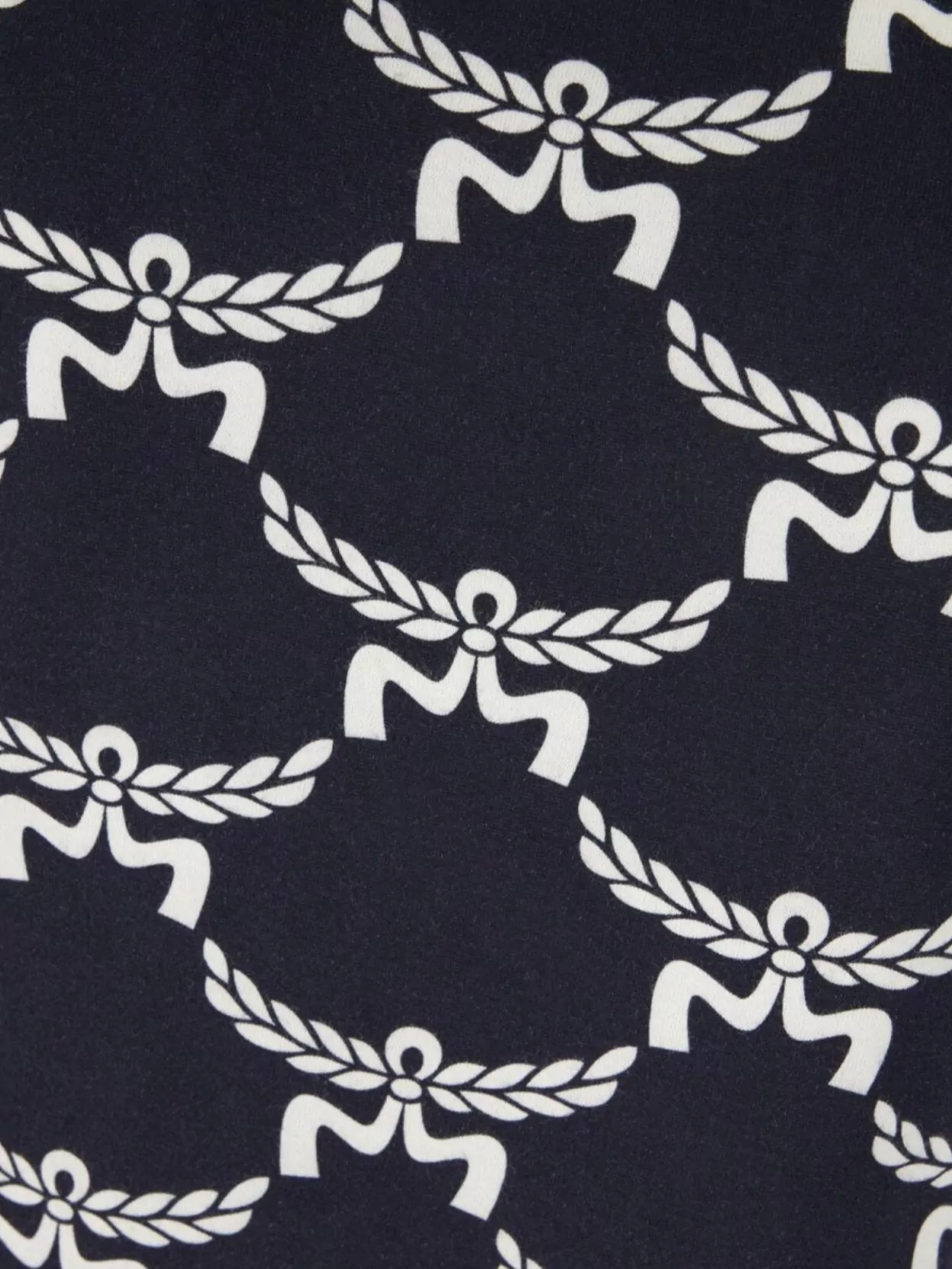 Mcm Cotton Crew Neck T-shirt With Geometric Pattern In Blue