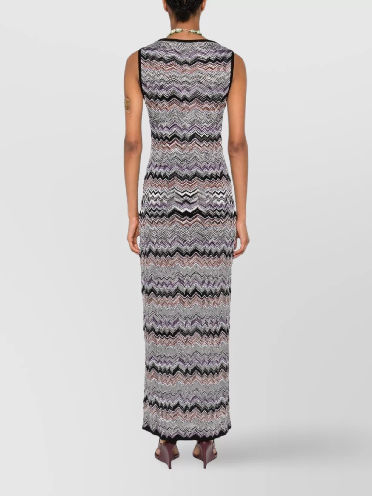 Missoni Sleeveless Midi Dress Unique Construction