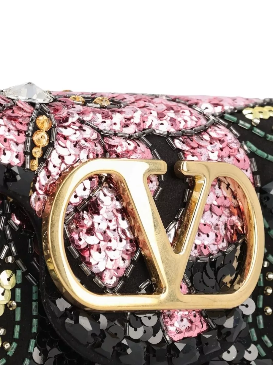 Valentino Garavani Sacs Du Soir Viscose Silk Clutch Bag