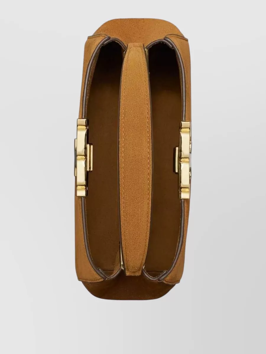 Tory Burch Eleanor Mini Suede Shoulder Bag